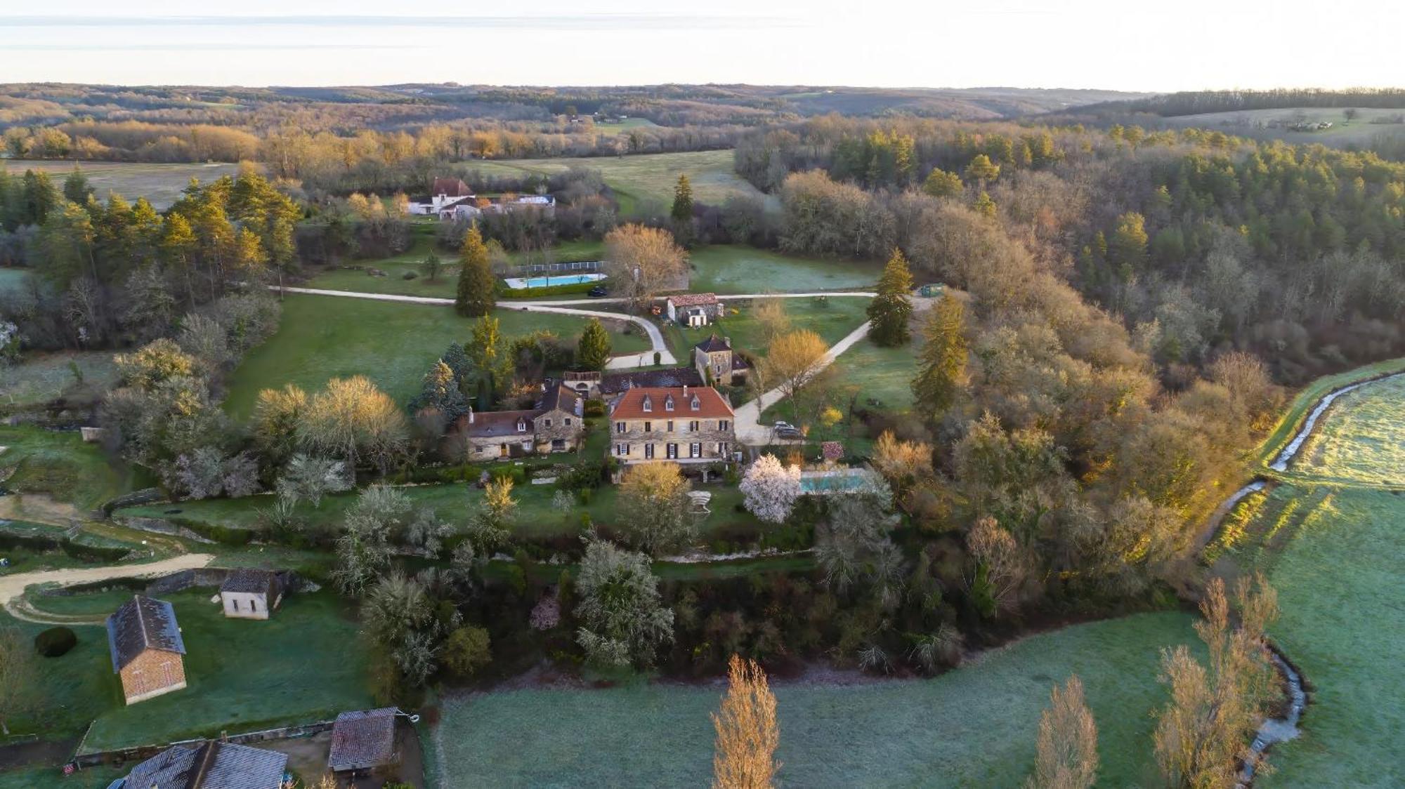 Le Manoir De St Marcel Villa Saint-Marcel-du-Périgord Værelse billede
